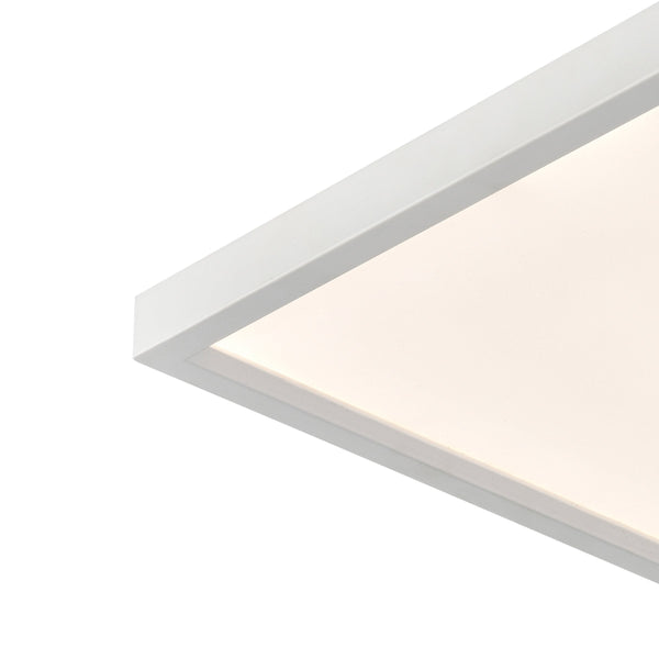 Thomas Lighting Titan Low Profile Flush Mount LED Ceiling Light Oil Rubbed Finish for Hallways White 10 inches Square CL791534