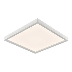 Thomas Lighting Titan Low Profile Flush Mount LED Ceiling Light Oil Rubbed Finish for Hallways White 15 inches Square CL791734