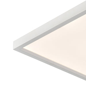 Thomas Lighting Titan Low Profile Flush Mount LED Ceiling Light Oil Rubbed Finish for Hallways White 15 inches Square CL791734