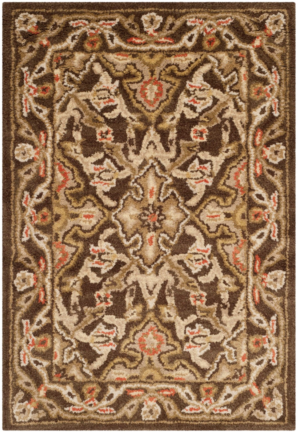 Safavieh Cl931 Hand Tufted  Rug Brown / Brown CL931A-2