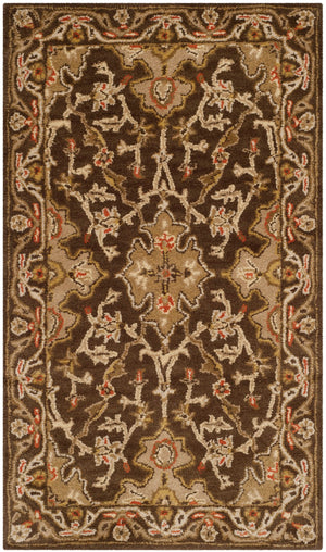 Safavieh Cl931 Hand Tufted  Rug Brown / Brown CL931A-3