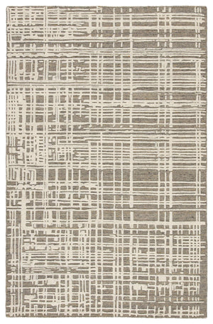 Jaipur Living Jaipur Living Arlo Handwoven Wool Trellis Rug Neutral Geometric Flatweave for Any Room 8' x 10' RUG143975