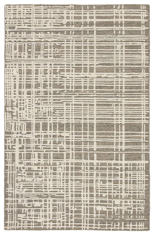 Jaipur Living Jaipur Living Arlo Handwoven Wool Trellis Rug Neutral Geometric Flatweave for Any Room 8' x 10' RUG143975
