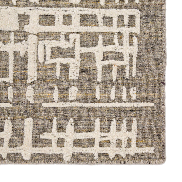 Jaipur Living Jaipur Living Arlo Handwoven Wool Trellis Rug Neutral Geometric Flatweave for Any Room 8' x 10' RUG143975