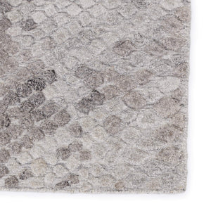 Jaipur Living Jaipur Living Conlan Hand Knotted Wool Viscose Rug Tonal Geometric for Rooms RUG150018