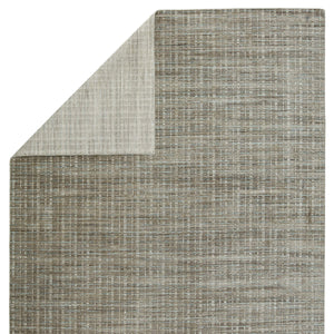 Jaipur Living Jaipur Living Thaddea Hand Knotted Striped Viscose Wool Accent Rug for Entryways Gray 9'X12' RUG150017
