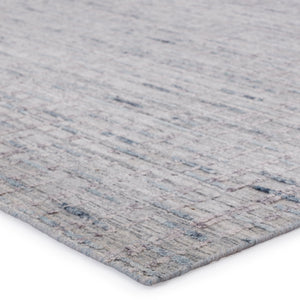 Jaipur Living Jaipur Living Thaddea Hand Knotted Striped Viscose Wool Accent Rug for Entryways Light Gray 9'X12' RUG150023