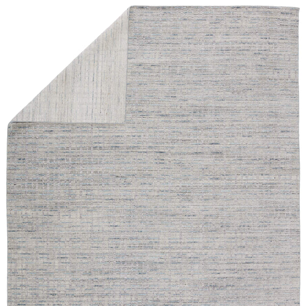 Jaipur Living Jaipur Living Thaddea Hand Knotted Striped Viscose Wool Accent Rug for Entryways Light Gray 9'X12' RUG150023