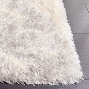 Safavieh Cloud Shag Plush Polyester Area Rug Two Inch Pile Ivory Grey Living Room Accent CLD109A-6