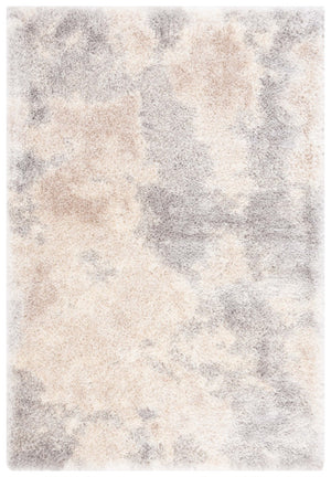 Safavieh Cloud Shag Plush Polyester Area Rug Two Inch Pile Ivory Grey Living Room Accent CLD109A-6
