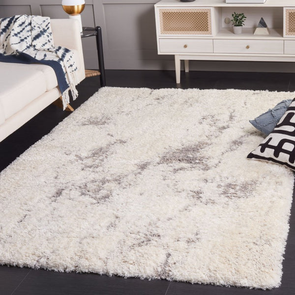 Safavieh Cloud Shag Plush Polyester Rug Deep Pile Neutral Tones for Living Room or Bedroom CLD110A-6