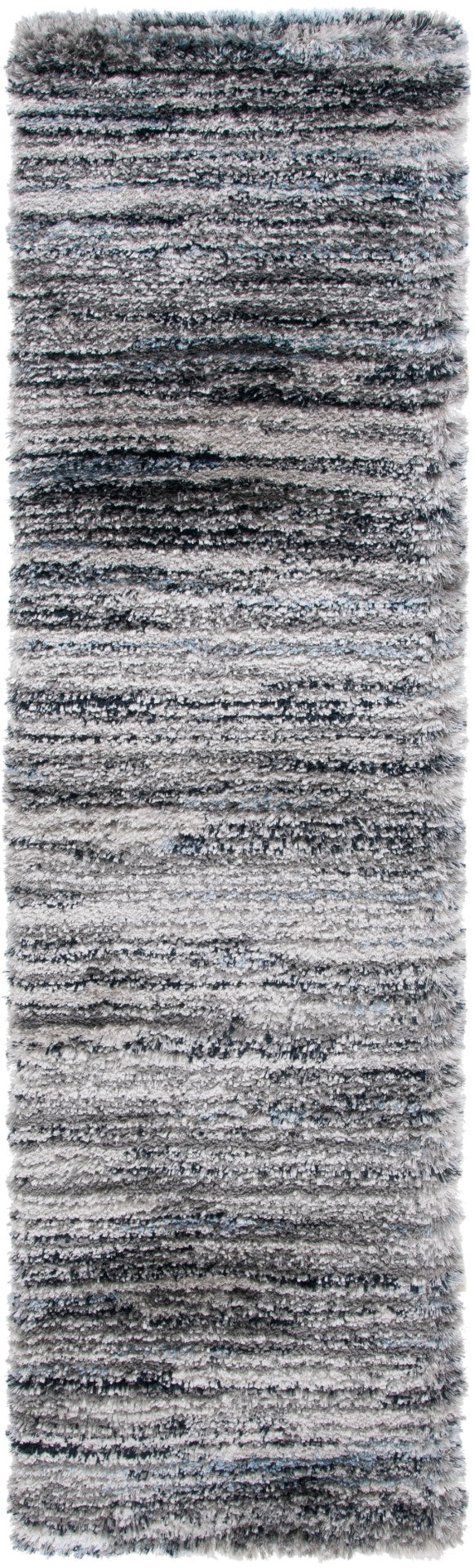 Safavieh Cloud Shag 111 Power Loomed Shag Rug Grey / Blue 9' x 12'