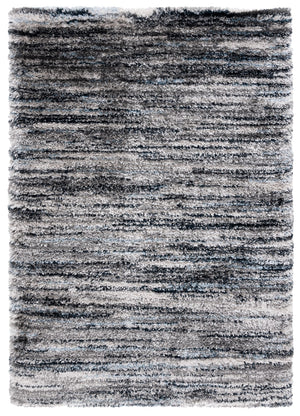 Safavieh Cloud Shag 111 Power Loomed Shag Rug Grey / Blue 5'-3" x 7'-7"