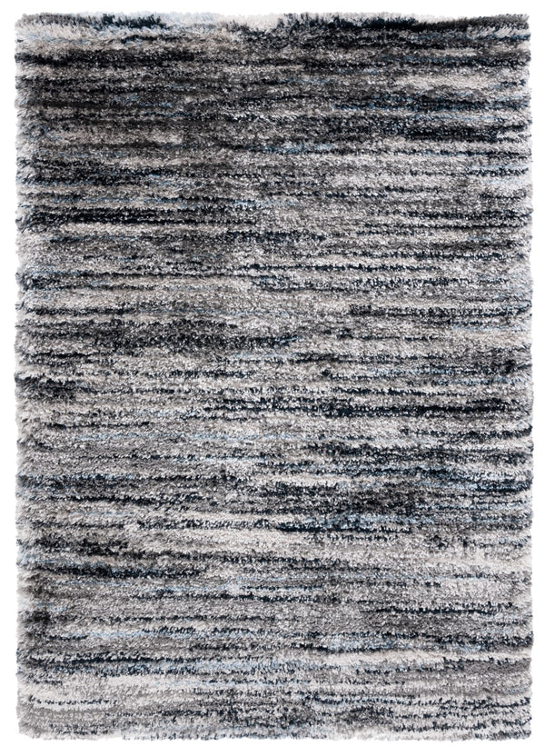 Safavieh Cloud Shag 111 Power Loomed Shag Rug Grey / Blue 5'-3" x 7'-7"
