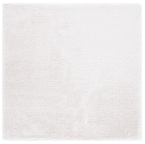 Safavieh Cloud Shag 112 Power Loomed Shag Rug White CLD112A-7SQ