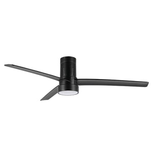 Safavieh DYLAS, 52-Inch Black Iron Ceiling Fan with LED Light, Modern Design for Comfort & Style in Any Room CLF1028A