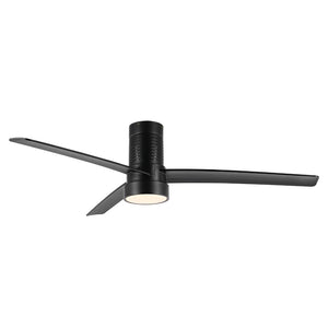 Safavieh DYLAS, 52-Inch Black Iron Ceiling Fan with LED Light, Modern Design for Comfort & Style in Any Room CLF1028A
