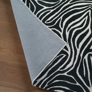 Jaipur Living Jaipur Living Wool Viscose Hand Tufted Abstract Animal Rug Bold Graphic Accent RSW104710