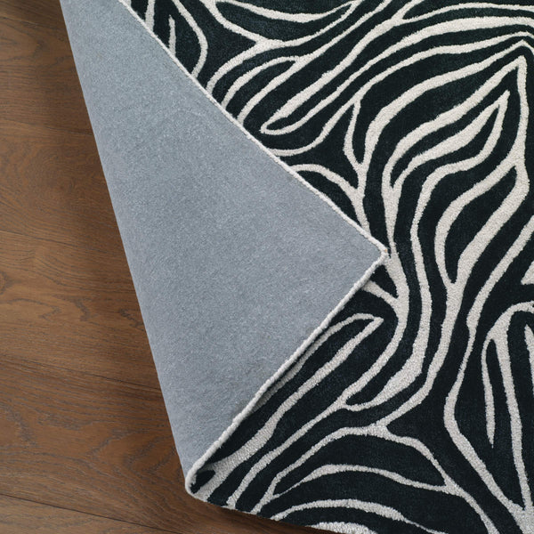 Jaipur Living Jaipur Living Wool Viscose Hand Tufted Abstract Animal Rug Bold Graphic Accent RSW104710