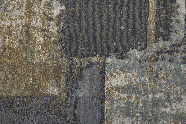 Feizy Rugs Clio Abstract Watercolor Runner Rug Power Loomed Turkish Polypropylene Hallway Accent CLO39LUFGRYMLTI1G
