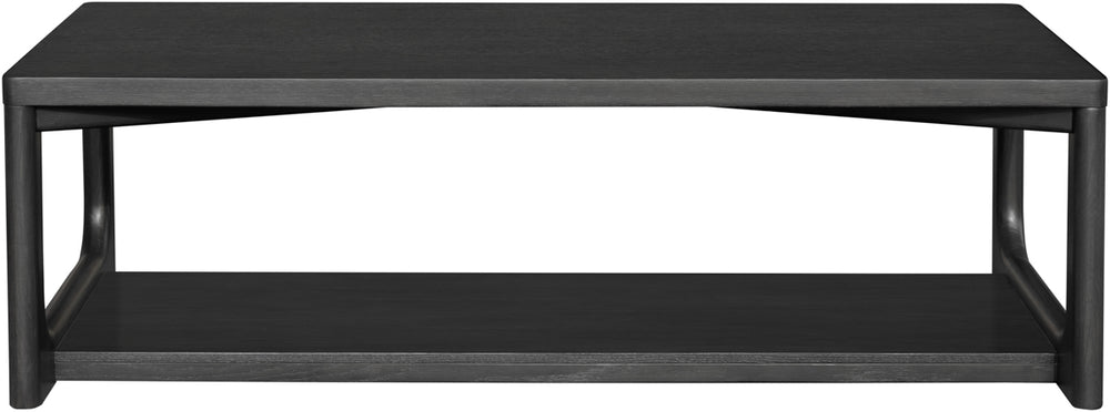 Callister CLSR-003 16"H x 52"W x 26"D Coffee Table CLSR003-165226  Top: Charcoal; Base: Charcoal Surya