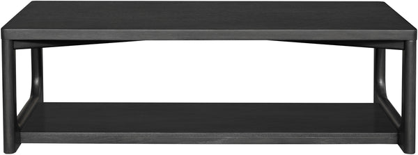 Callister CLSR-003 16"H x 52"W x 26"D Coffee Table CLSR003-165226  Top: Charcoal; Base: Charcoal Surya