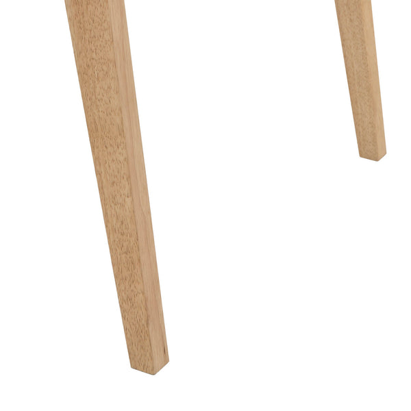 Lh Imports Colton Small Dining Table - Stylish Solid Oak Design, Seats 4-6, Perfect For Cozy Dining Spaces! Beige Solid Oak,Mdf Oak Veneer,Rubber Wood Clt011n