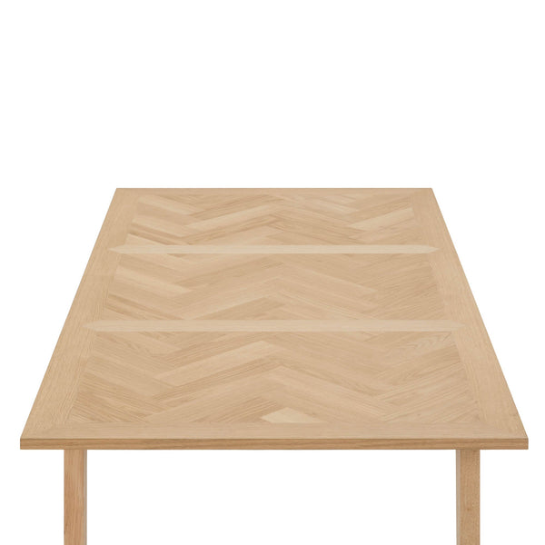 Lh Imports Colton Small Dining Table - Stylish Solid Oak Design, Seats 4-6, Perfect For Cozy Dining Spaces! Beige Solid Oak,Mdf Oak Veneer,Rubber Wood Clt011n