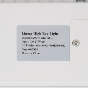 Safavieh Led 200W Narrow-Beam High Bay With Motion Sensor For Warehouses, Durable Metal Housing, Energy-Saving CLT2200W-N