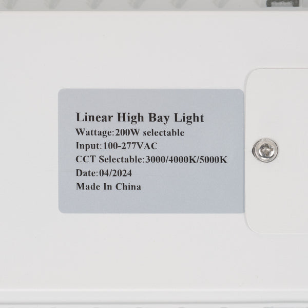 Safavieh Led 200W Narrow-Beam High Bay With Motion Sensor For Warehouses, Durable Metal Housing, Energy-Saving CLT2200W-N