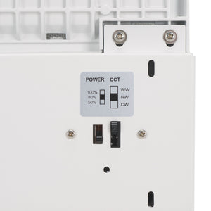 Safavieh Led 300W Wide Beam High Bay With Monitor Sensor — Energy-Saving, Durable White Fixture For Warehouses CLT2300W-W