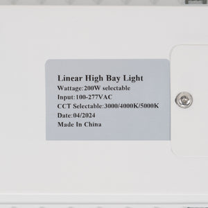 Safavieh Led 300W Wide Beam High Bay With Monitor Sensor — Energy-Saving, Durable White Fixture For Warehouses CLT2300W-W