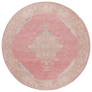 Safavieh Classic Vintage 803u Pink Dark Beige Pink ,Dark Beige 80% Pet Yarn,20% Cotton Clv803u-6r