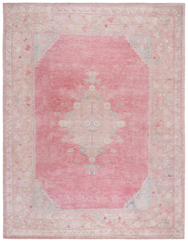 Safavieh Classic Vintage 803u Pink Dark Beige Pink ,Dark Beige 80% Pet Yarn,20% Cotton Clv803u-8