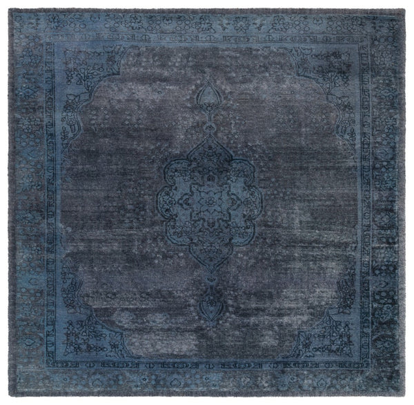 Safavieh Classic Vintage 804m Blue Grey Blue ,Grey 80% Pet Yarn,20% Cotton Clv804m-6sq
