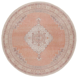 Safavieh Classic Vintage 805p Ivory Light Rust Ivory ,Light Rust 80% Pet Yarn,20% Cotton Clv805p-6r