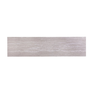 Safavieh Brexlyn Travertine Style Console Table With Champagne Iron Frame For Entryway Decor CM0063