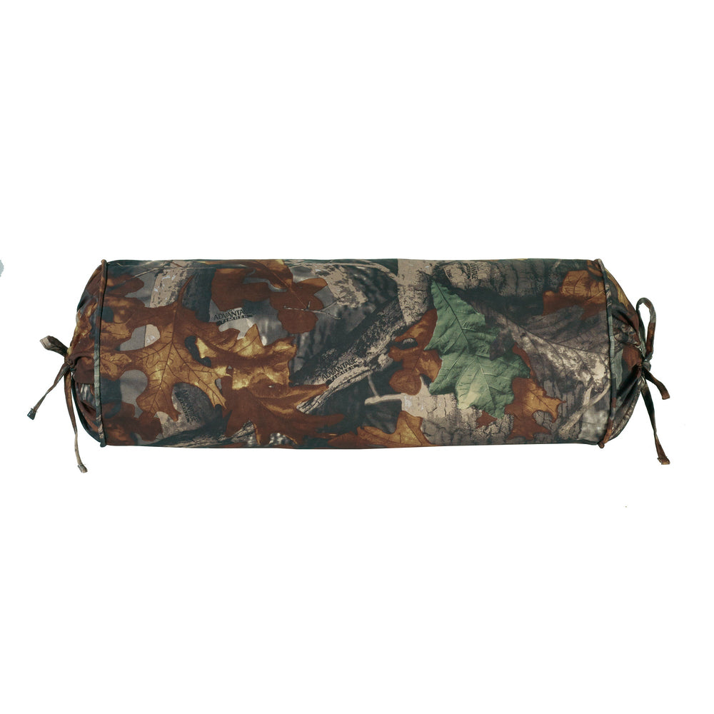 Hiend Accents Oak Camo Neckroll Pillow - Stylish Comfort For Rustic Decor, Perfect For Outdoor Enthusiasts' Homes Multi Shell, 100% Polyester,Filling, 100% Polyester Cm1001p7