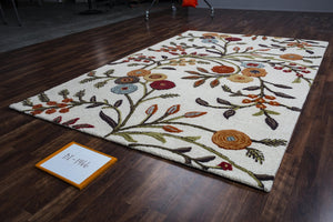 Alora Decor Charming Hand-Tufted Wool-Viscose Runner With Floral Texture, Shabby Chic Transitional Style, Durable Luxury Finish 2'6" x 10' CHACM100100932610