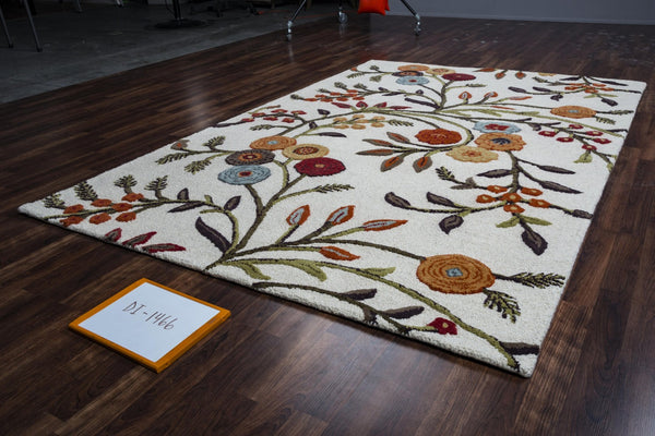 Alora Decor Charming Hand-Tufted Wool-Viscose Runner With Floral Texture, Shabby Chic Transitional Style, Durable Luxury Finish 2'6" x 10' CHACM100100932610