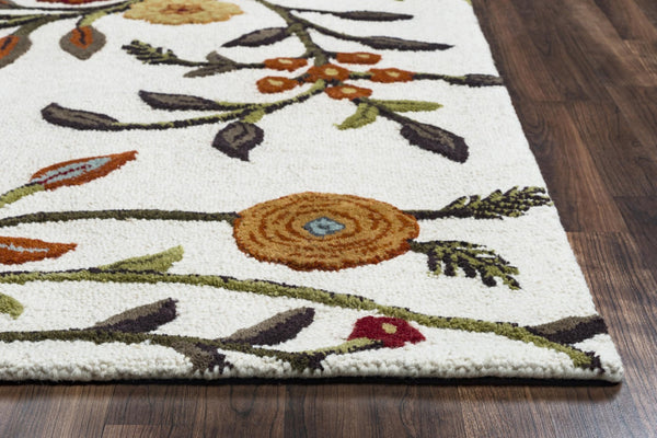 Alora Decor Charming Hand-Tufted Wool-Viscose Runner With Floral Texture, Shabby Chic Transitional Style, Durable Luxury Finish 2'6" x 10' CHACM100100932610