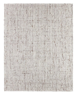 Jaipur Living Jaipur Handwoven Wool Runner 3'X9' – Ivory Basket-Weave Texture, Durable Artisan-Made Elegance RUG165468