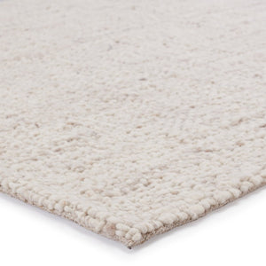 Jaipur Living Jaipur Handwoven Wool Runner 3'X9' – Ivory Basket-Weave Texture, Durable Artisan-Made Elegance RUG165468