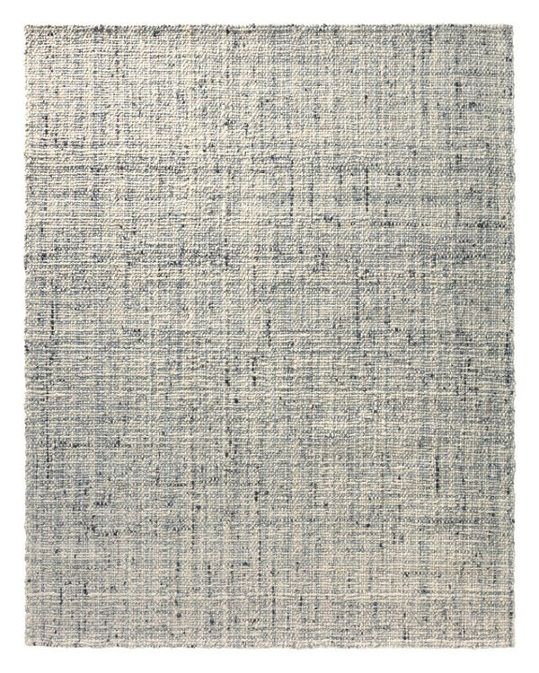 Jaipur Living Jaipur Cambridge Handwoven Wool Runner 3X9 In Ivory White Gray Tweed Texture — Midcentury Charm RUG165469