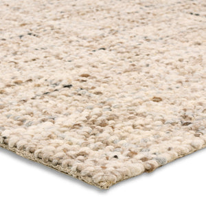 Jaipur Living Cambridge Season Cmb06 Handwoven Handmade 100% Wool Solids Solid Indoor Rug Tan, Cream 100% Wool, 100% Cotton Rug159970