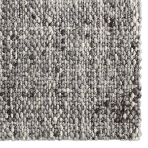 Jaipur Living Jaipur Handwoven Wool Runner 3'X9' — Charcoal Basket-Weave Texture, Durable Natural Fiber Rug Gray RUG165497