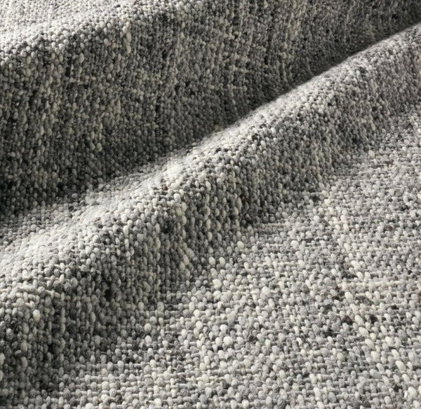 Jaipur Living Jaipur Handwoven Wool Runner 3'X9' — Charcoal Basket-Weave Texture, Durable Natural Fiber Rug Gray RUG165497