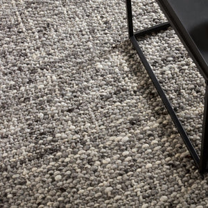 Jaipur Living Jaipur Handwoven Wool Runner 3'X9' — Charcoal Basket-Weave Texture, Durable Natural Fiber Rug Gray RUG165497