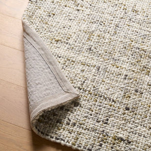 Jaipur Living Jaipur Handwoven Wool Runner 3'X9' — Charcoal Basket-Weave Texture, Durable Natural Fiber Rug Green RUG165498