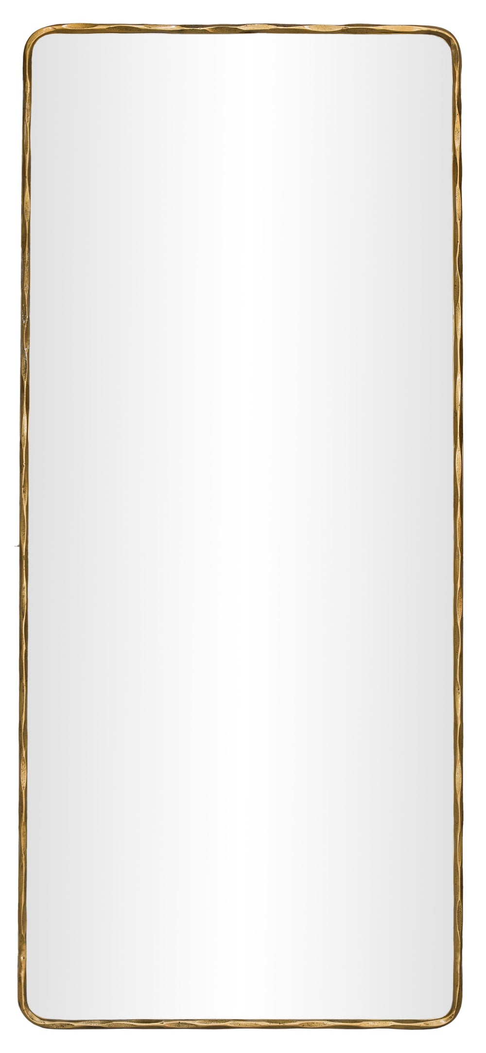 Safavieh Jessa Tall Brass Metal Frame Floor Mirror with Sleek Reflective Surface for Any Room CMI1011A